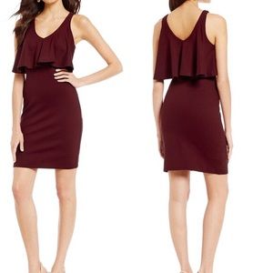 Gianni Bini Sawyer Tiered Ruffle‎ Sheath Dress